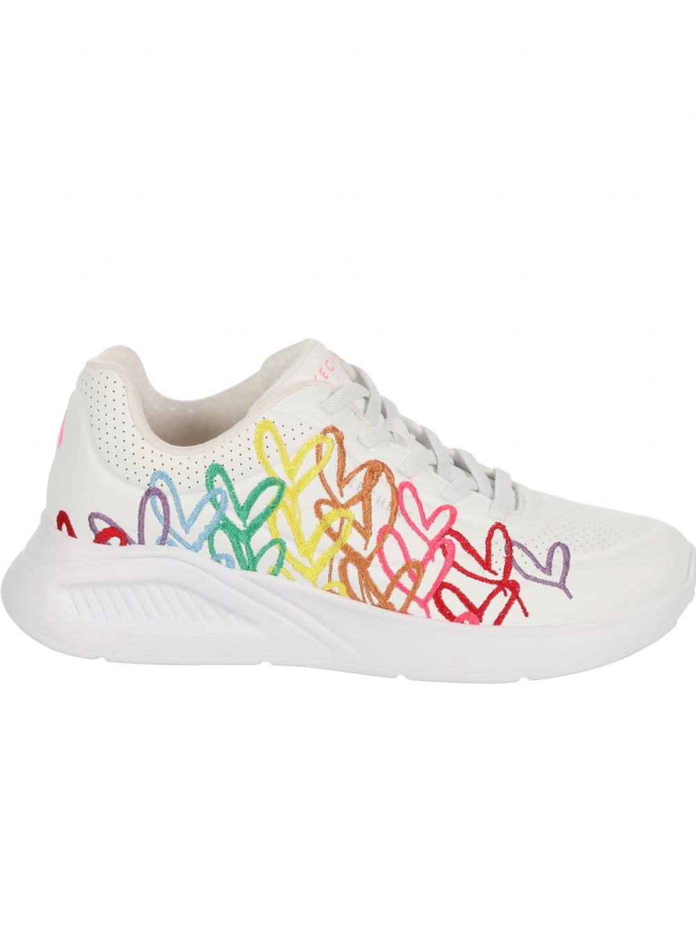 SKECHERS WOMENS WOMENS UNO FULL OF HEART SNEAKER - Picture 2 of 7
